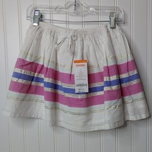 NWT Gymboree Desert Dreams Striped Skirt (Lined) 6